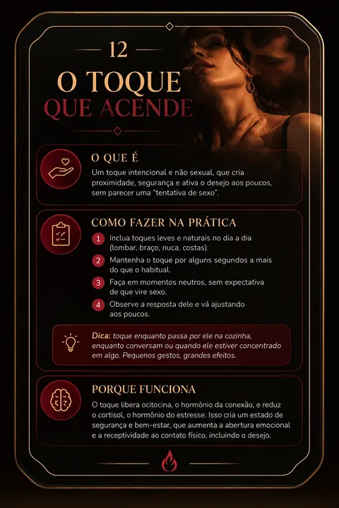 Carta 12: O toque que acende