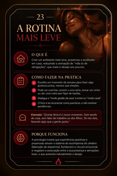 Carta 23: A rotina mais leve